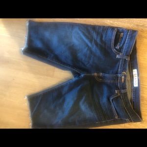 J brand cut off jean design shorts above knee